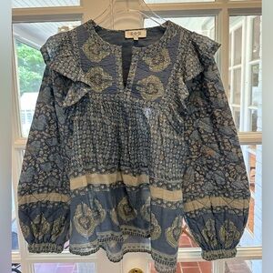 SEA New York printed blouse!